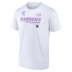 New York Rangers NHL Hockey Fights Cancer T-Shirt -  NHL T-shirts