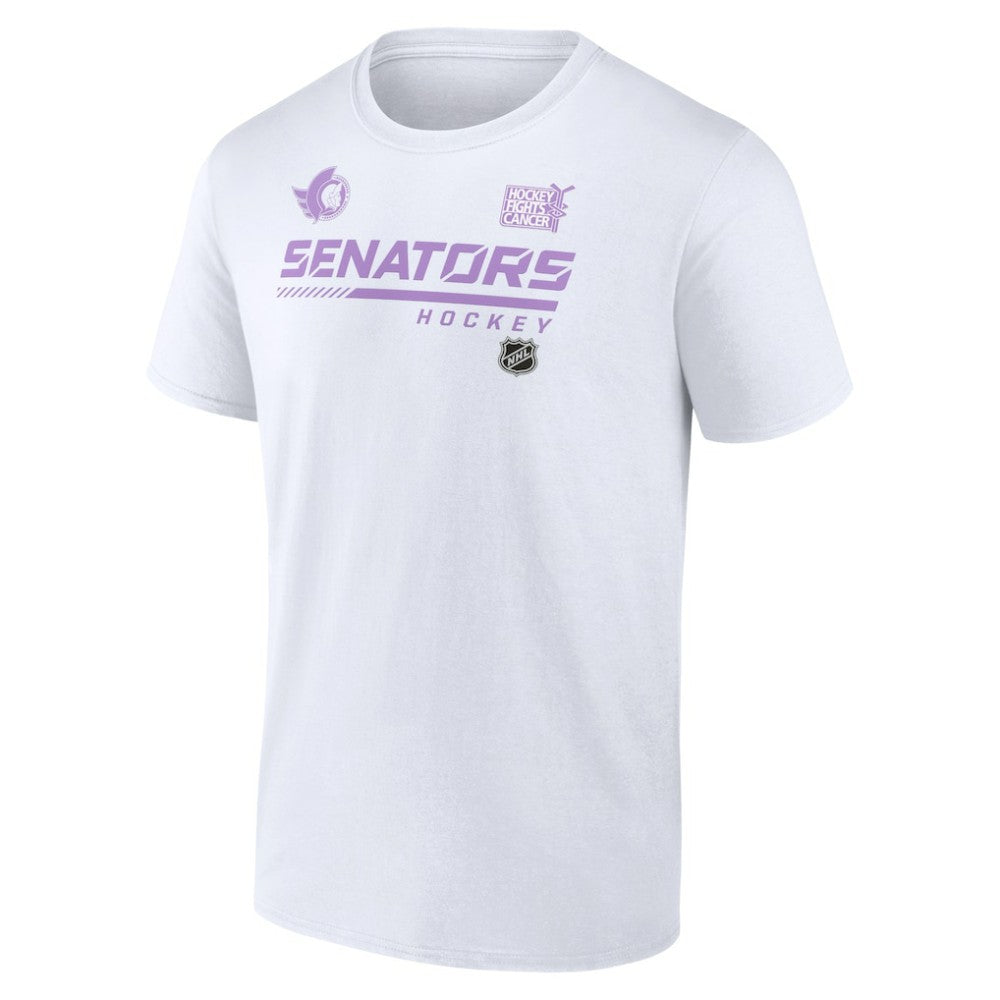 Ottawa Senators NHL Hockey Fights Cancer T-Shirt -  NHL T-shirts