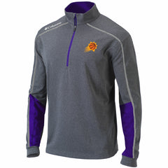 Heathered Gray/Purple Phoenix Suns Omni-Wick Shotgun 2.0 Quarter-Zip Pullover Top | NBA
