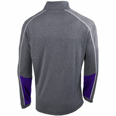 Heathered Gray/Purple Phoenix Suns Omni-Wick Shotgun 2.0 Quarter-Zip Pullover Top | NBA