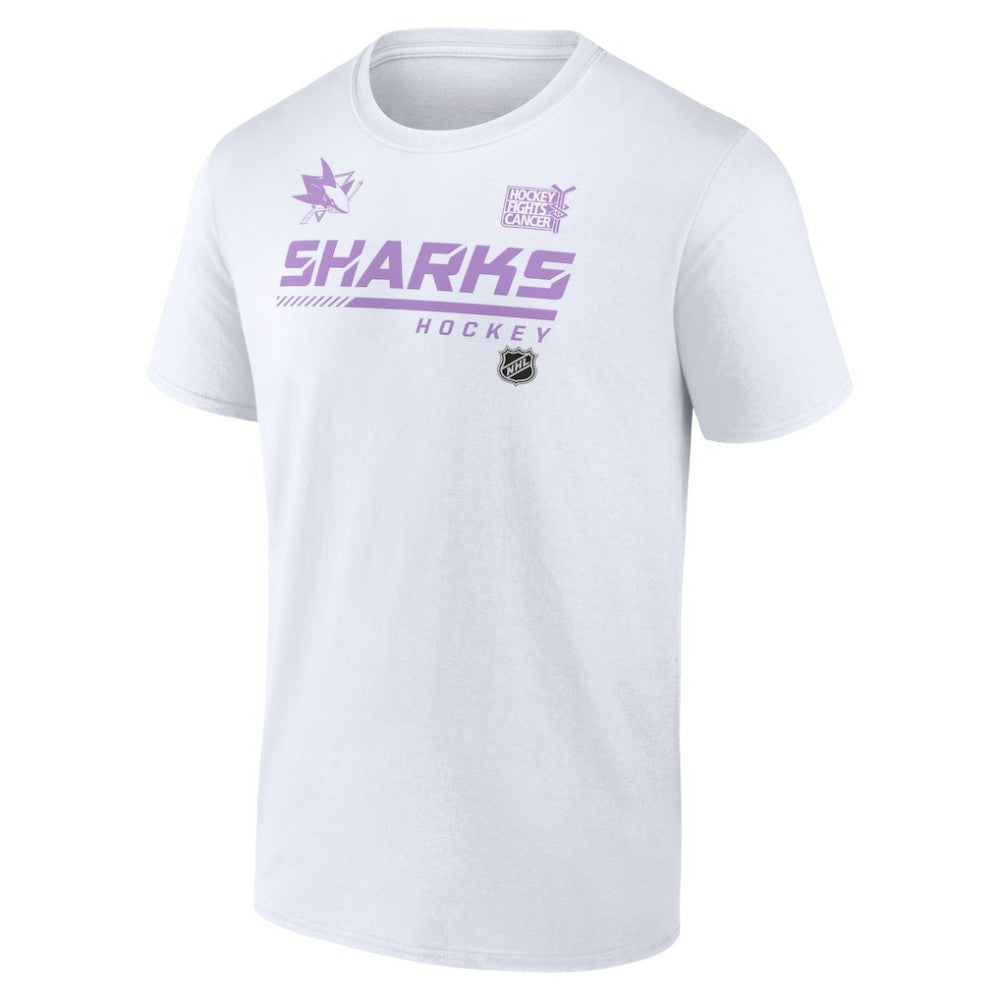 San Jose Sharks NHL Hockey Fights Cancer T-Shirt -  NHL T-shirts