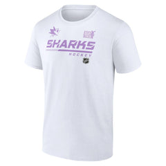 San Jose Sharks NHL Hockey Fights Cancer T-Shirt -  NHL T-shirts