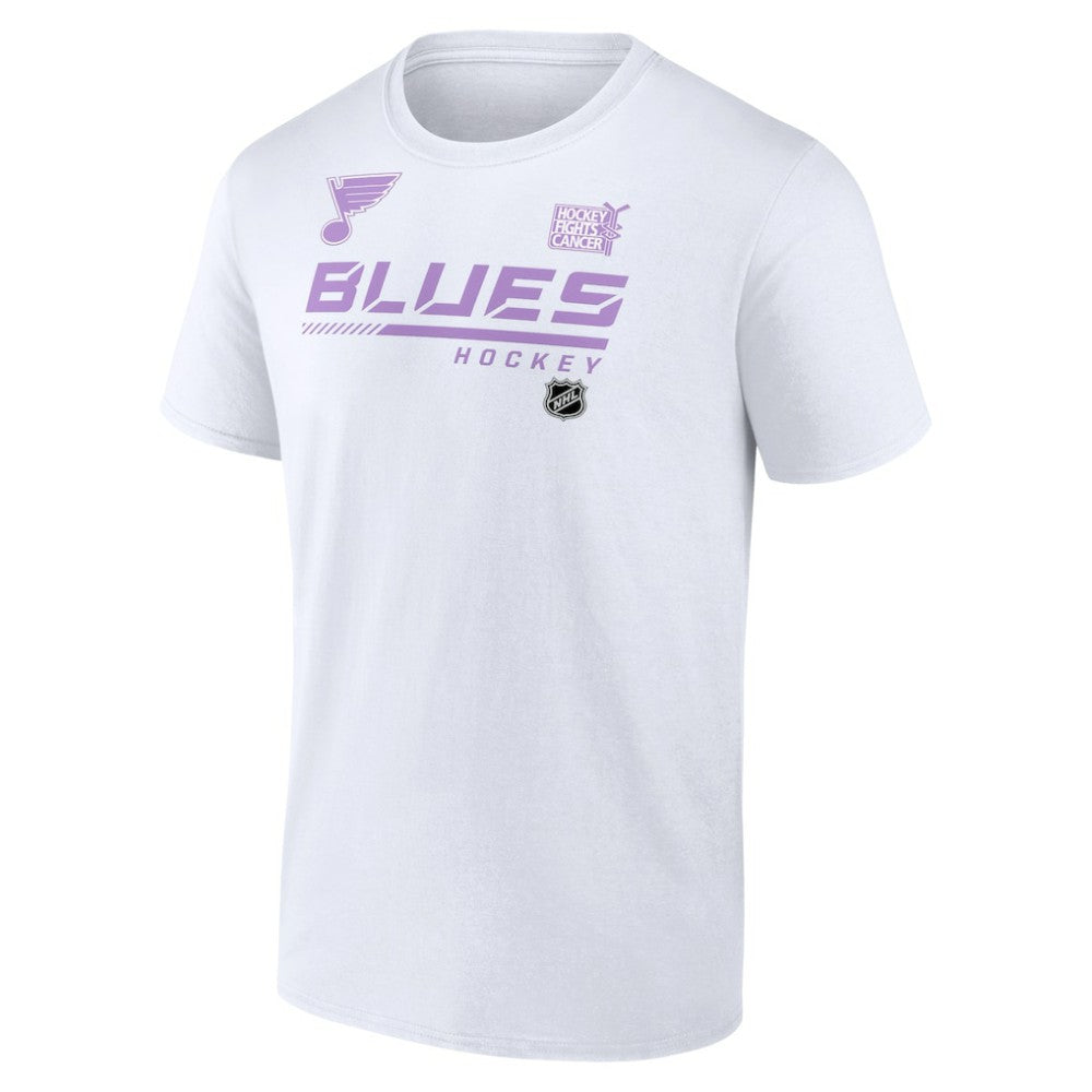 St. Louis Blues NHL Hockey Fights Cancer T-Shirt -  NHL T-shirts