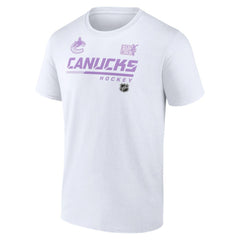 Vancouver Canucks NHL Hockey Fights Cancer T-Shirt -  NHL T-shirts