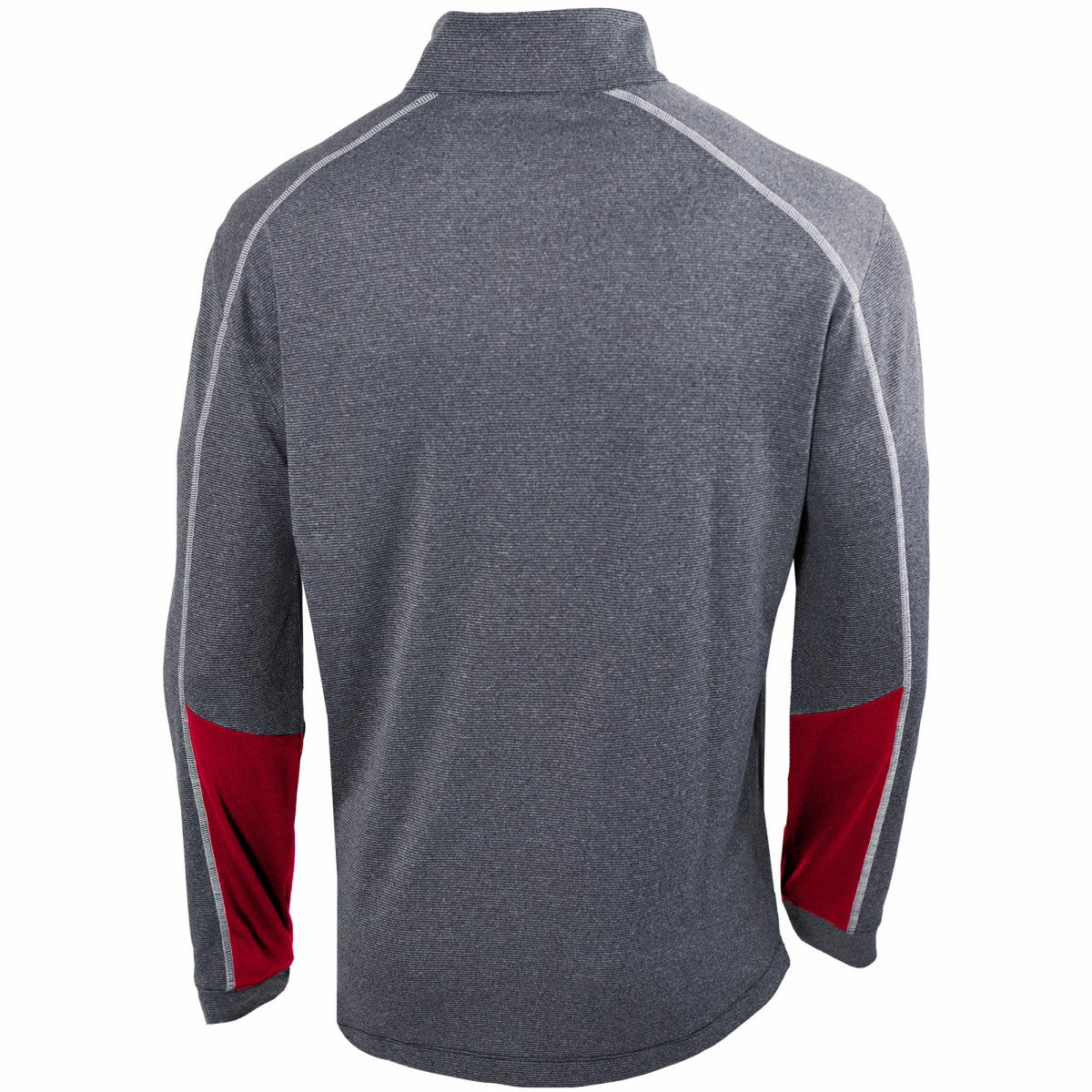 Heathered Gray/Red Washington Wizards Omni-Wick Shotgun 2.0 Quarter-Zip Pullover Top | NBA