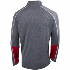 Heathered Gray/Red Washington Wizards Omni-Wick Shotgun 2.0 Quarter-Zip Pullover Top | NBA