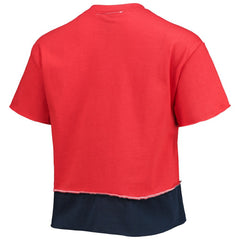 Atlanta Braves Refried Apparel Women's Cropped T-Shirt - MLB T-shirts
