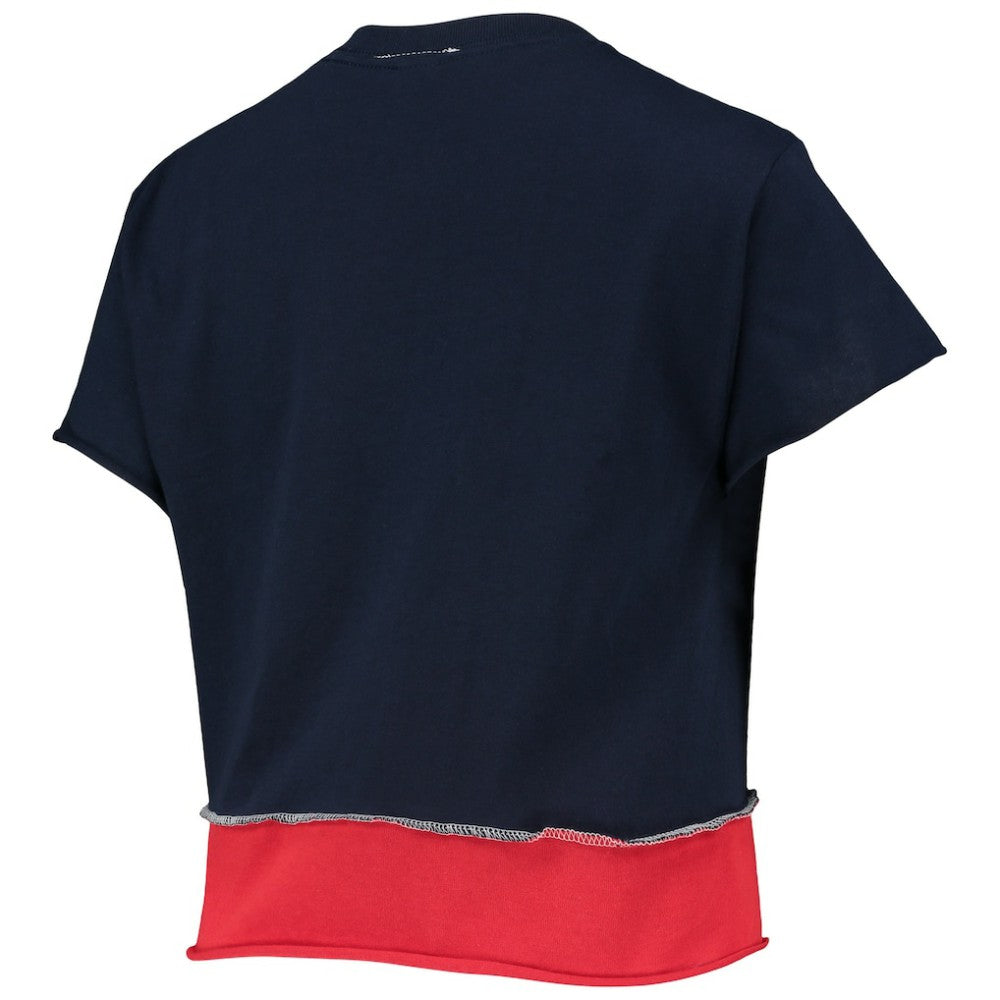 Boston Red Sox Refried Apparel Women's Cropped T-Shirt - MLB T-shirts