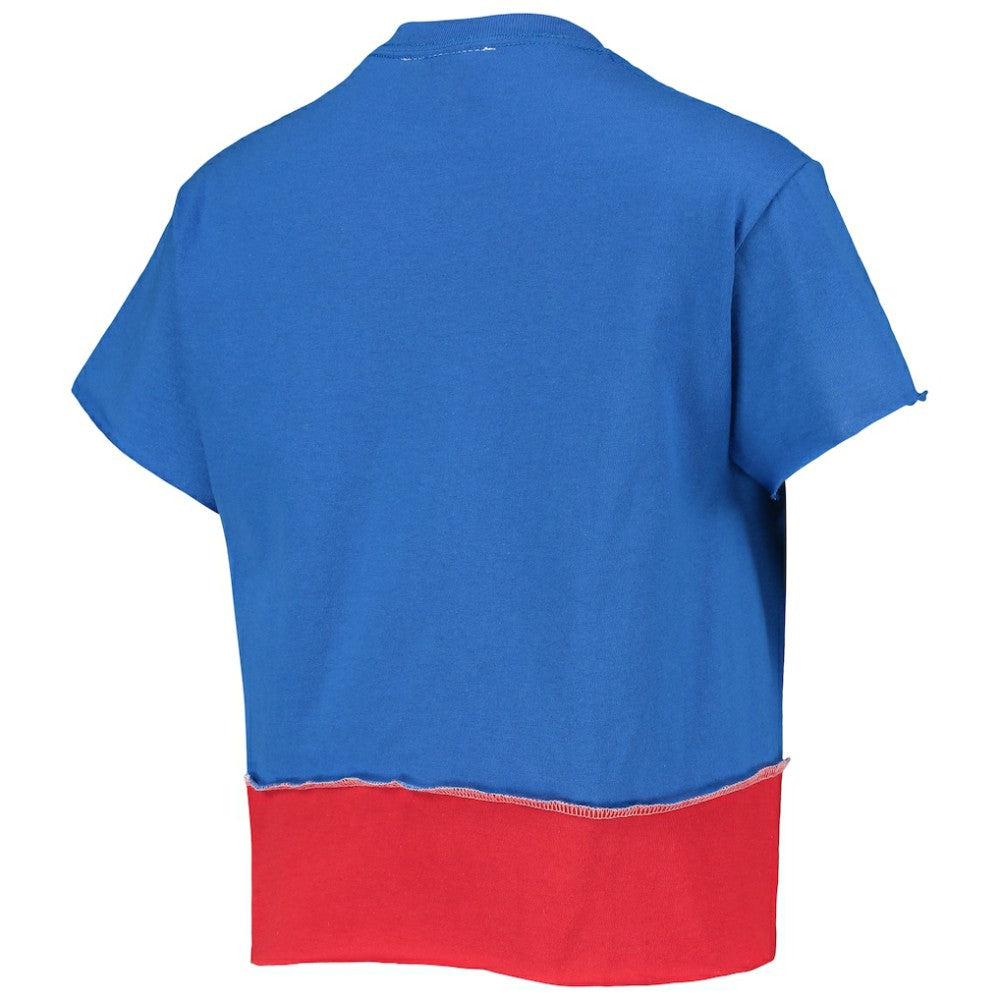 Chicago Cubs Refried Apparel Women's Cropped T-Shirt - MLB T-shirts
