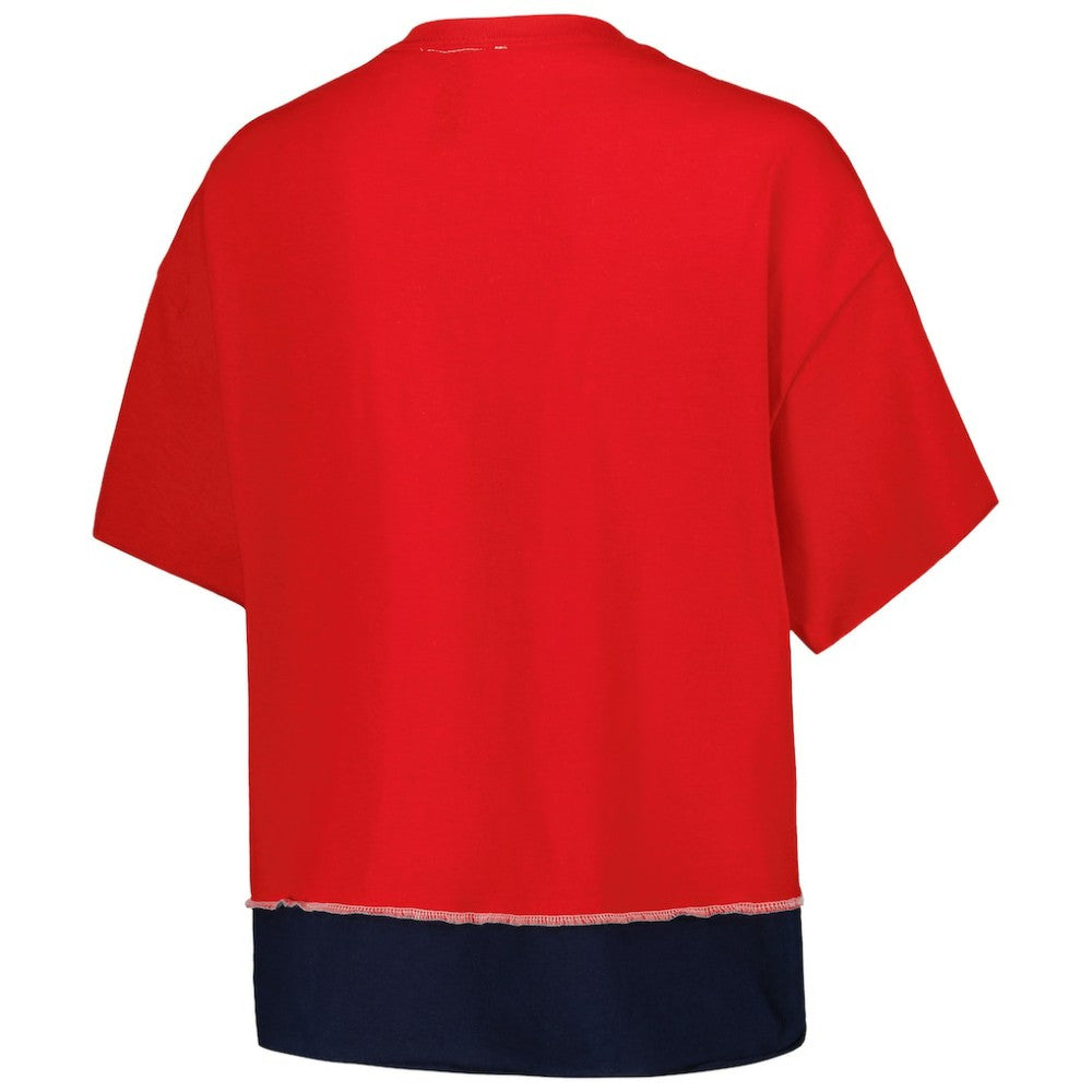 Cleveland Guardians Refried Apparel Women's Cropped T-Shirt - MLB T-shirts