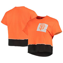 San Francisco Giants Refried Apparel Women's Cropped T-Shirt - MLB T-shirts