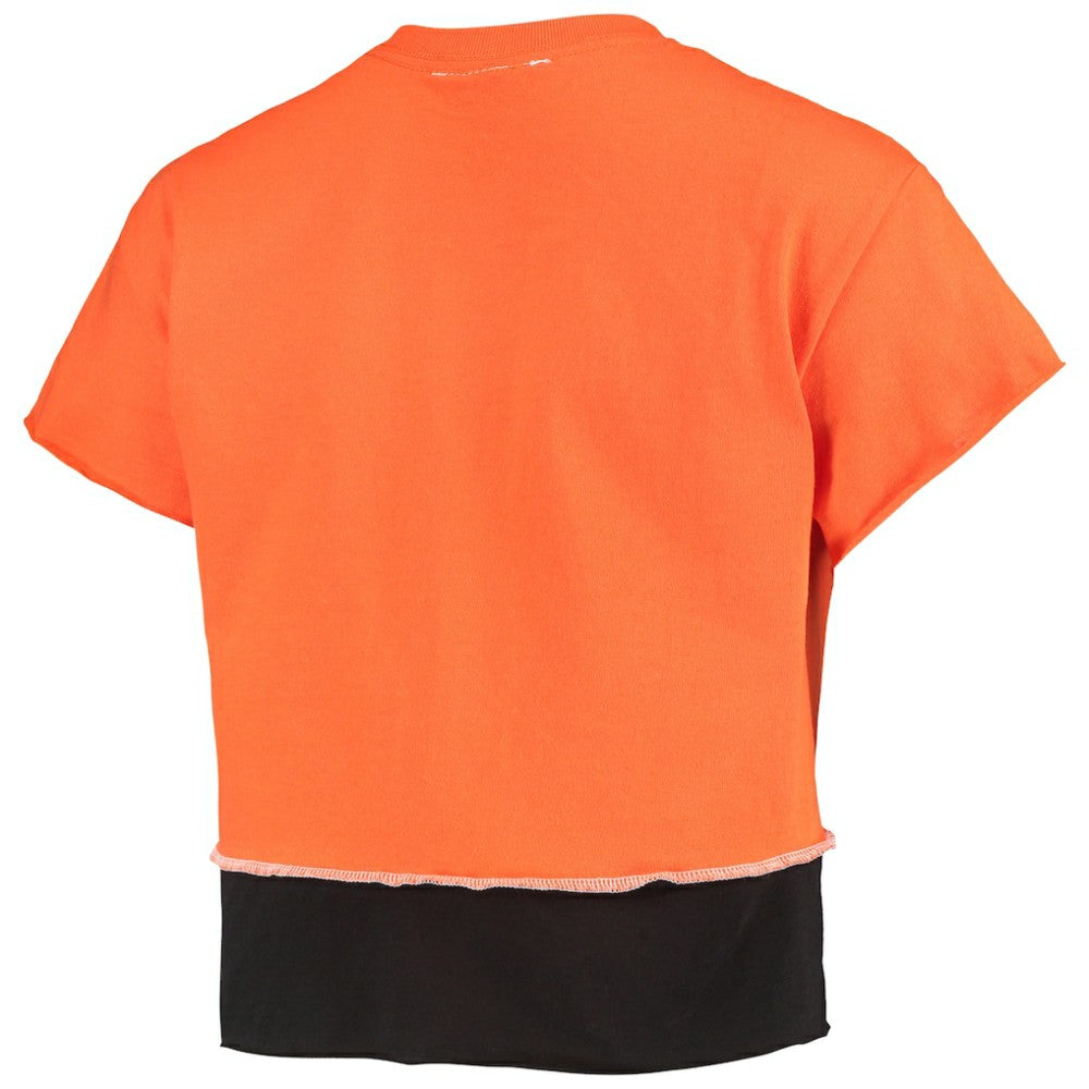 San Francisco Giants Refried Apparel Women's Cropped T-Shirt - MLB T-shirts