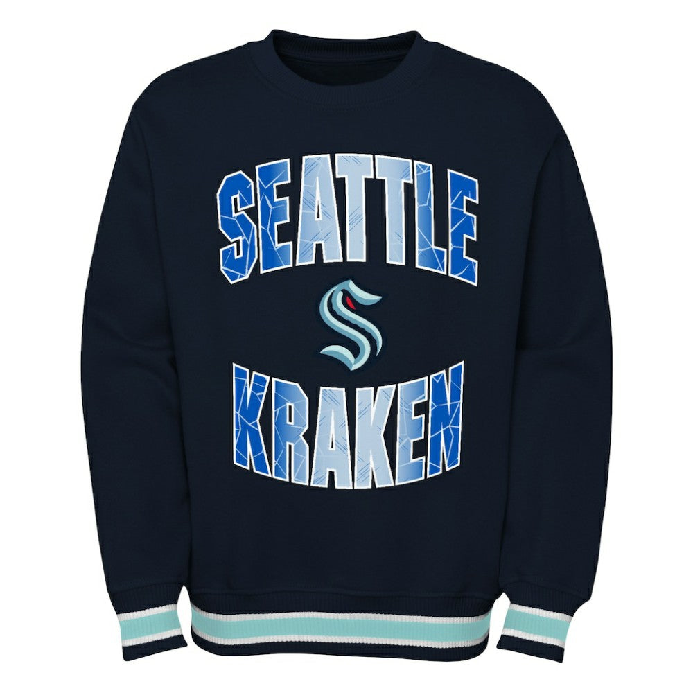 Seattle Kraken Youth Classic Blueliner Pullover Sweatshirt -  NHL Sweatshirts
