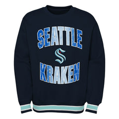Seattle Kraken Youth Classic Blueliner Pullover Sweatshirt -  NHL Sweatshirts