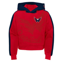 Washington Capitals Girls Youth Record Setter Pullover Hoodie -  NHL Hoodies