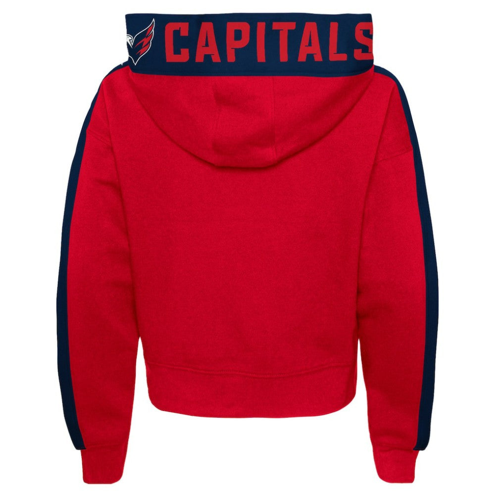 Washington Capitals Girls Youth Record Setter Pullover Hoodie -  NHL Hoodies