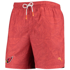 Arizona Cardinals Team Naples Layered Leaves Swim Trunks | NFL US