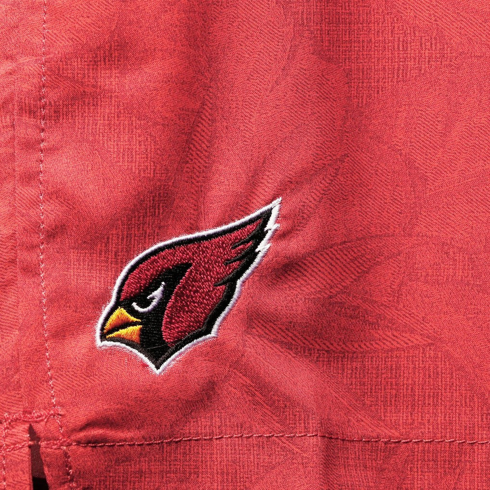 Arizona Cardinals Team Naples Layered Leaves Swim Trunks | NFL US