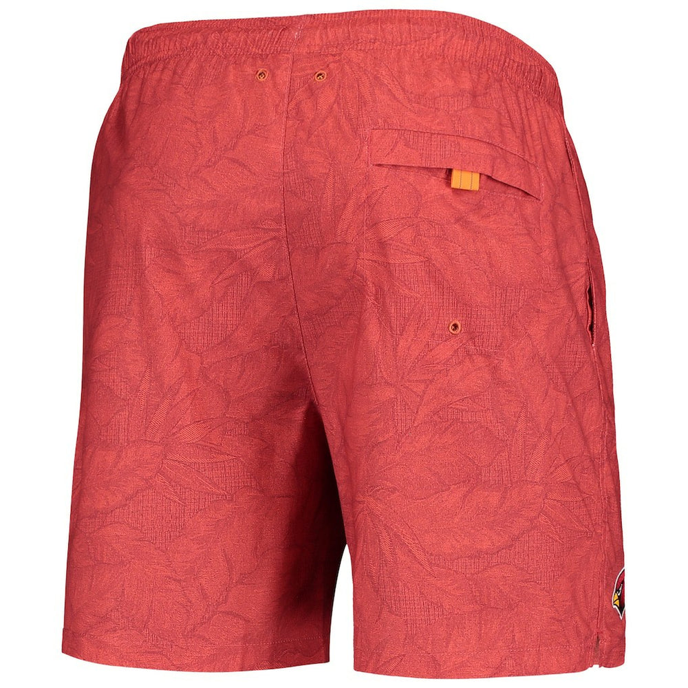 Arizona Cardinals Team Naples Layered Leaves Swim Trunks | NFL US