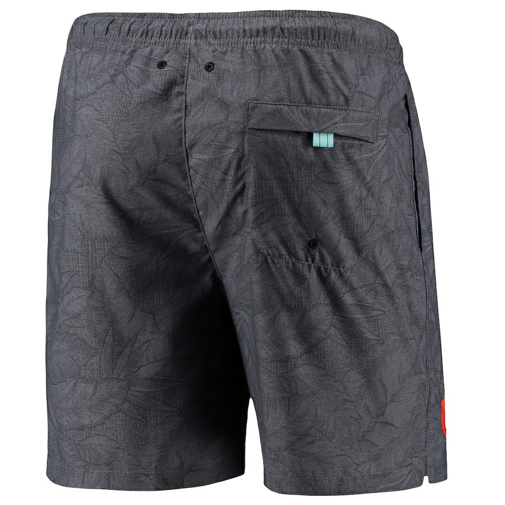 Cleveland Browns Naples Layered Leaves Swim Trunks | NFL Online