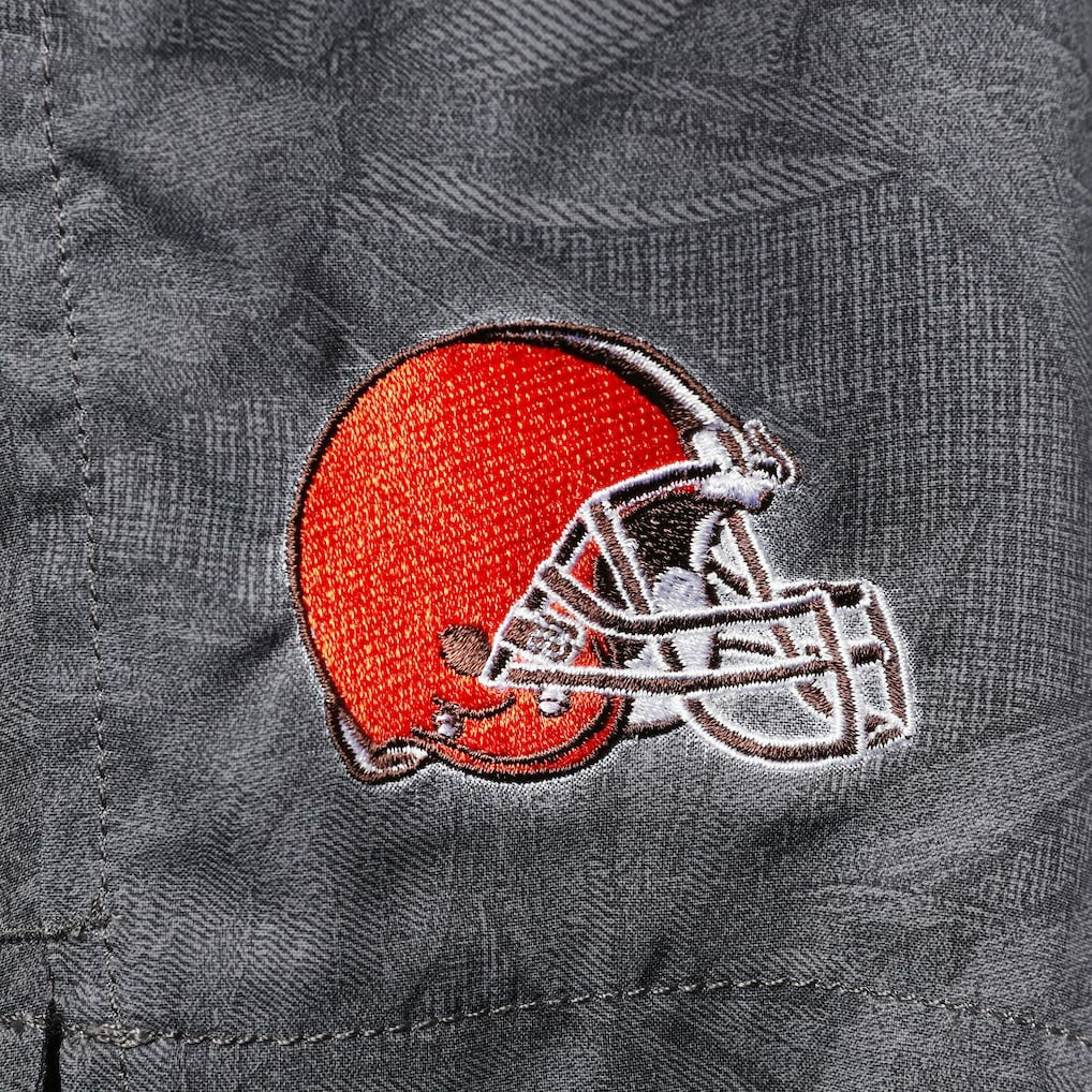 Cleveland Browns Naples Layered Leaves Swim Trunks | NFL Online