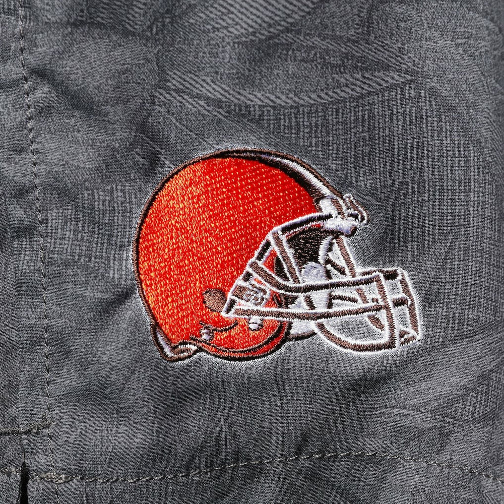 Cleveland Browns Naples Layered Leaves Swim Trunks | NFL Online
