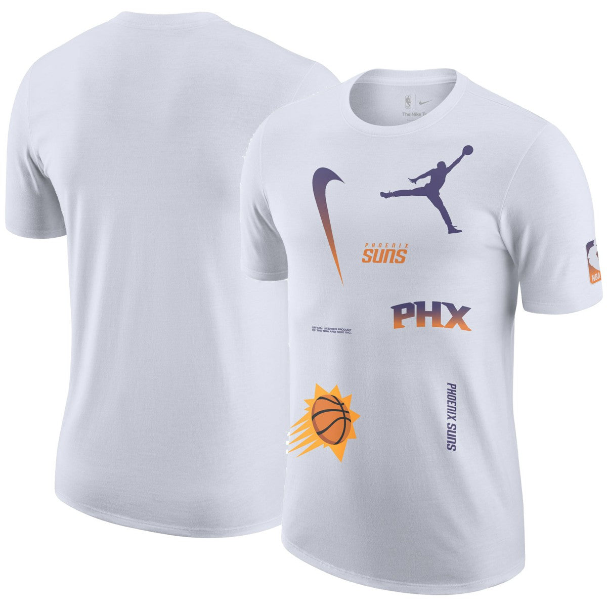 White Phoenix Suns Jordan Brand Courtside Statement Edition Max90 T-Shirt | NBA
