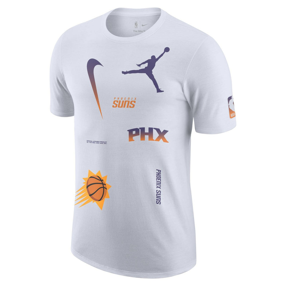 White Phoenix Suns Jordan Brand Courtside Statement Edition Max90 T-Shirt | NBA