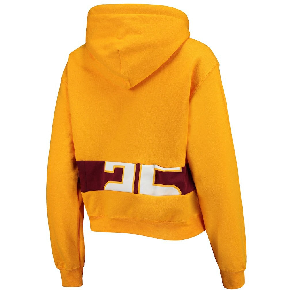 Washington Commanders Refried Apparel Women's Cropped Pullover Hoodie | NFL Sale