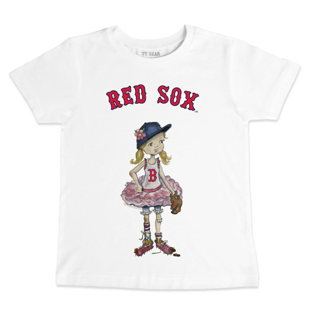 Boston Red Sox Tiny Turnip Youth Baseball Babes T-Shirt - MLB T-shirts