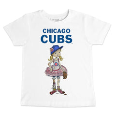 Chicago Cubs Tiny Turnip Youth Baseball Babes T-Shirt - MLB T-shirts