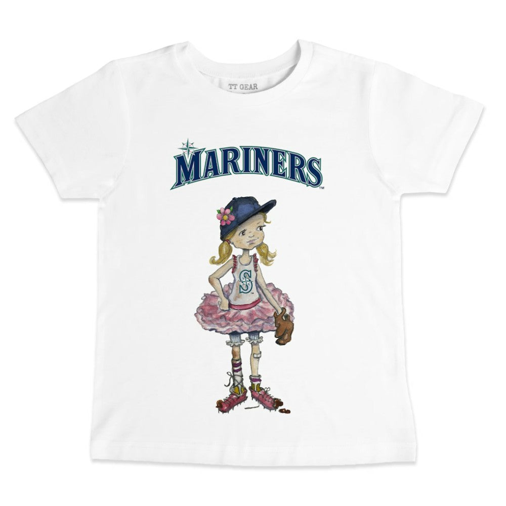 Seattle Mariners Tiny Turnip Youth Baseball Babes T-Shirt - MLB T-shirts