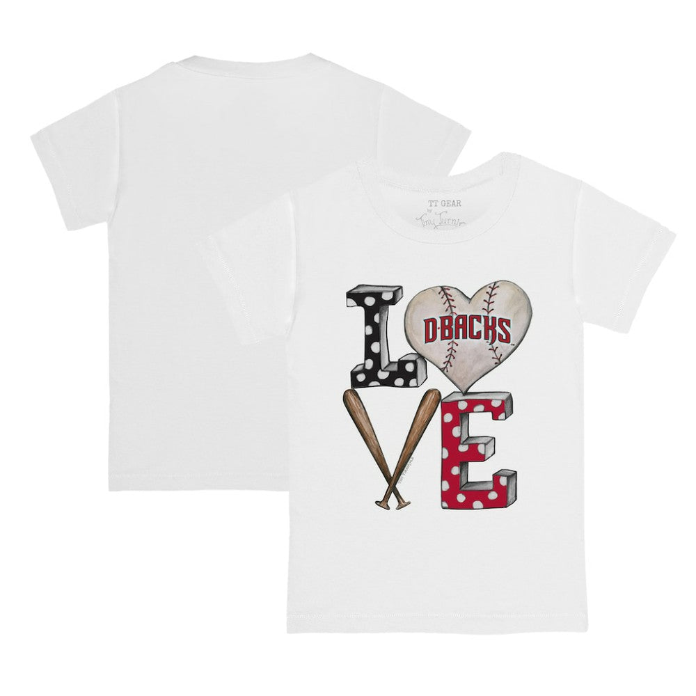 Arizona Diamondbacks Tiny Turnip Youth Baseball Love T-Shirt - MLB T-shirts