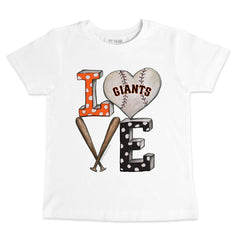 San Francisco Giants Tiny Turnip Youth Baseball Love T-Shirt - MLB T-shirts