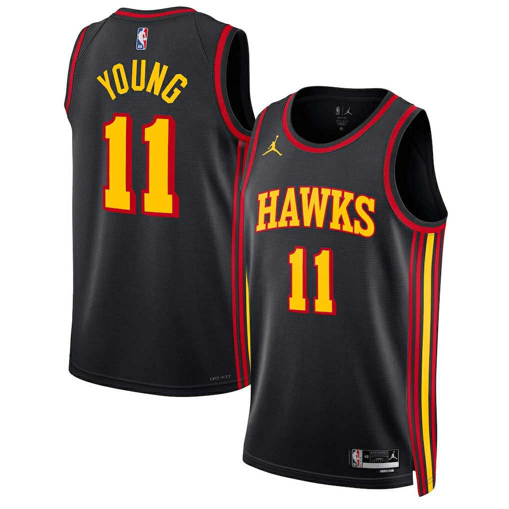Black Trae Young Atlanta Hawks Jordan Brand Unisex Swingman Jersey | NBA