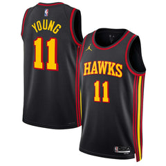 Black Trae Young Atlanta Hawks Jordan Brand Unisex Swingman Jersey | NBA