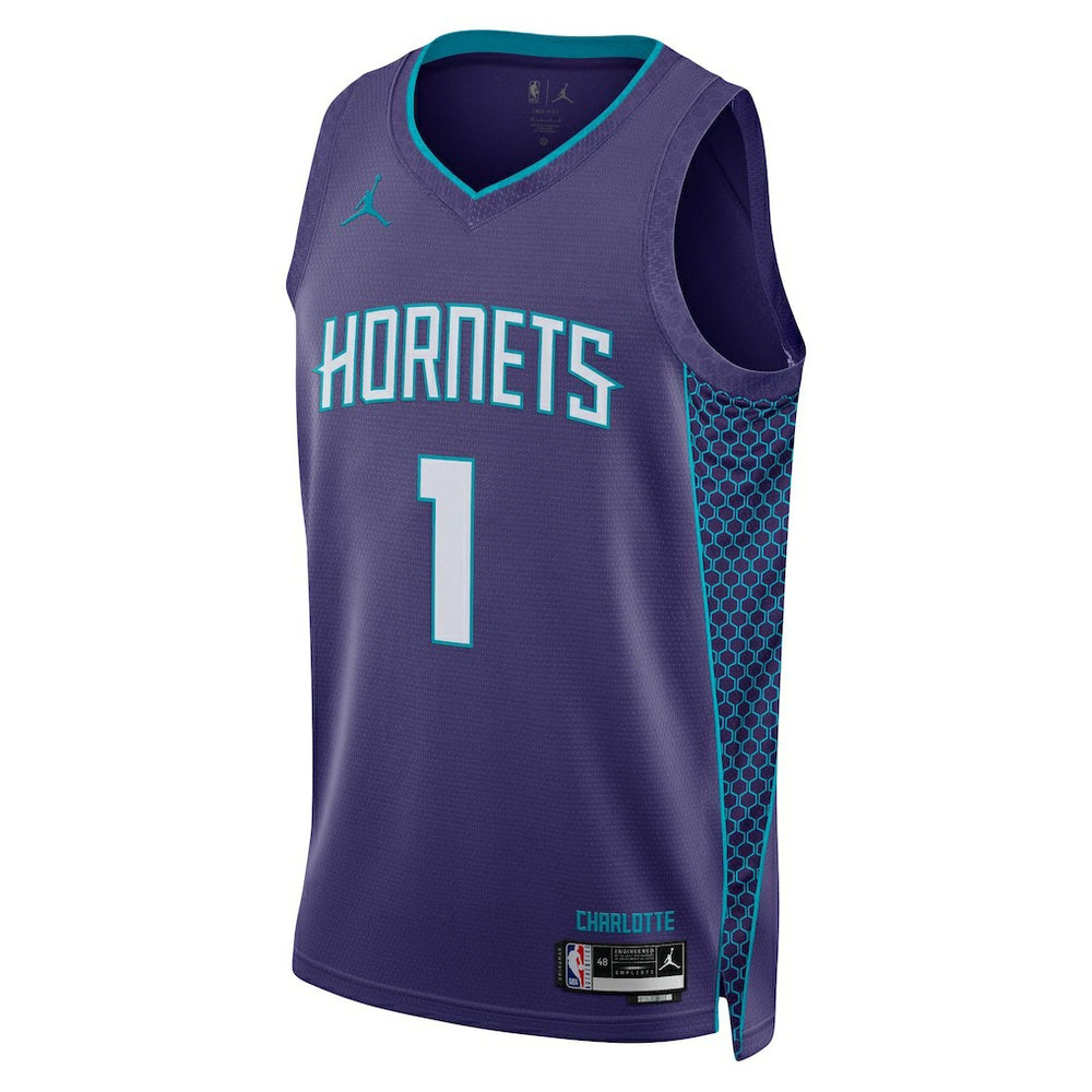 Purple LaMelo Ball Charlotte Hornets Jordan Brand Unisex Swingman Jersey | NBA