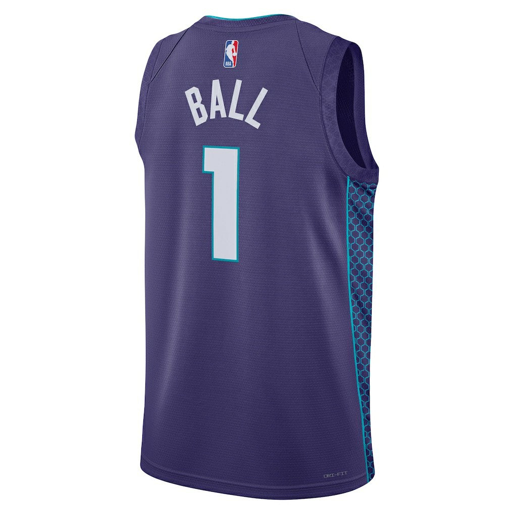 Purple LaMelo Ball Charlotte Hornets Jordan Brand Unisex Swingman Jersey | NBA