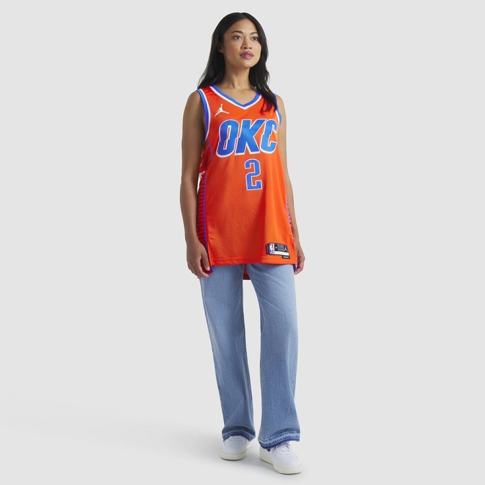 Orange Shai Gilgeous-Alexander Oklahoma City Thunder Jordan Brand Unisex Swingman Jersey | NBA