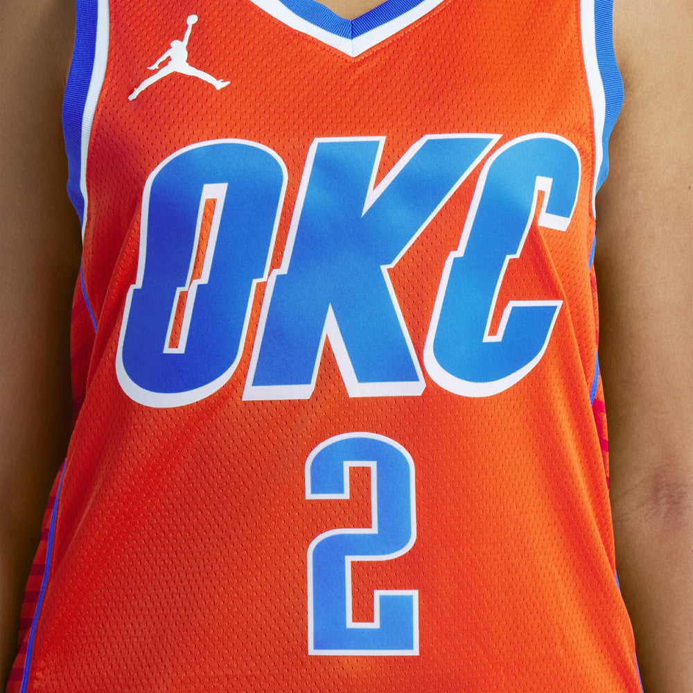 Orange Shai Gilgeous-Alexander Oklahoma City Thunder Jordan Brand Unisex Swingman Jersey | NBA