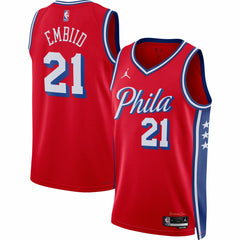 Red Joel Embiid Philadelphia 76ers Jordan Brand Unisex Swingman Jersey | NBA