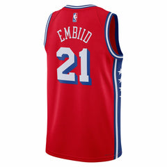 Red Joel Embiid Philadelphia 76ers Jordan Brand Unisex Swingman Jersey | NBA