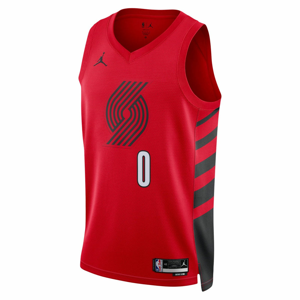 Red Damian Lillard Portland Trail Blazers Jordan Brand Unisex Swingman Jersey | NBA