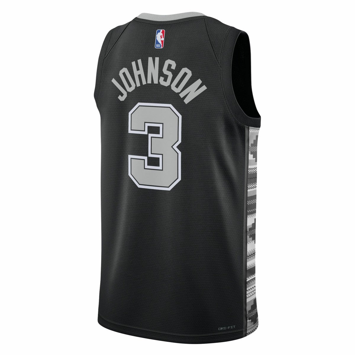 Black Keldon Johnson San Antonio Spurs Jordan Brand Unisex Swingman Jersey | NBA