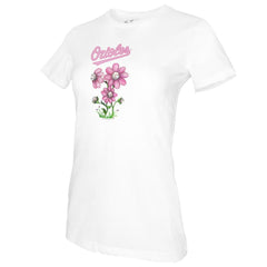 Baltimore Orioles Tiny Turnip Women's Blooming Baseballs T-Shirt - MLB T-shirts
