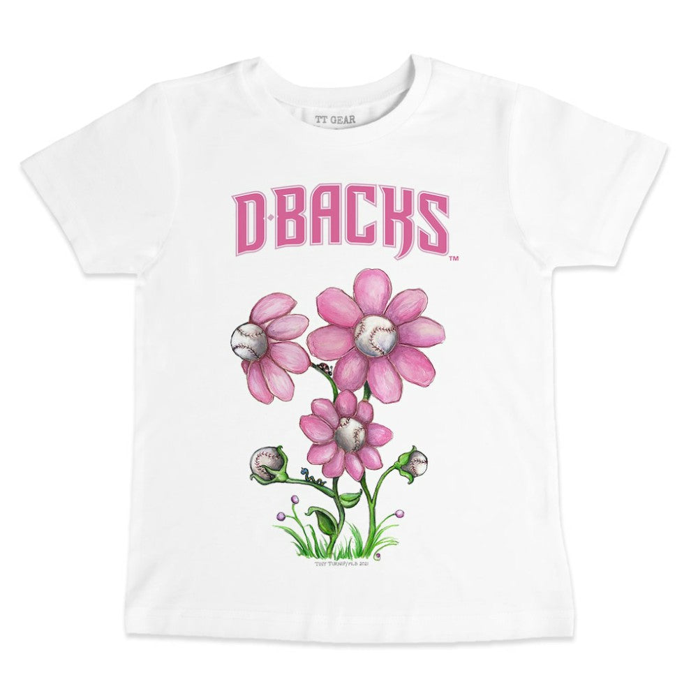 Arizona Diamondbacks Tiny Turnip Youth Blooming Baseballs T-Shirt - MLB T-shirts