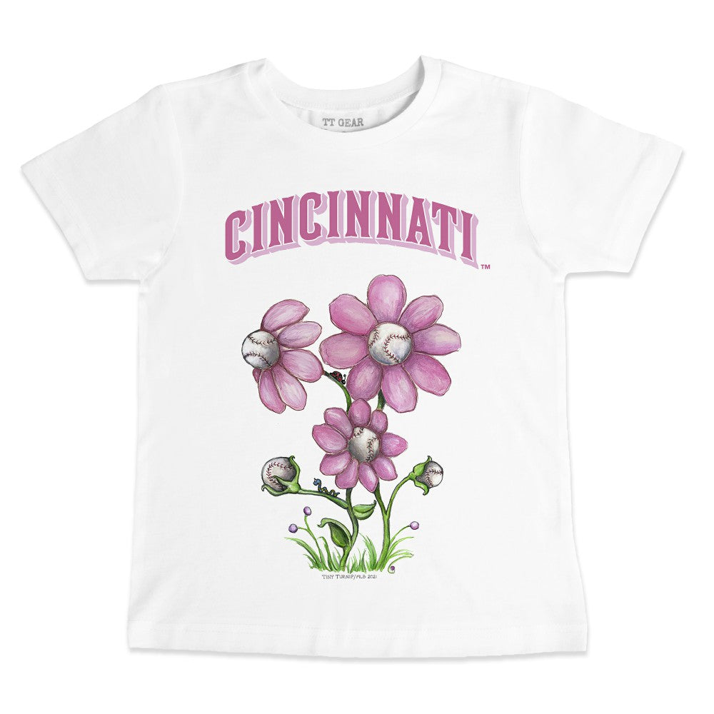 Cincinnati Reds Tiny Turnip Youth Blooming Baseballs T-Shirt - MLB T-shirts