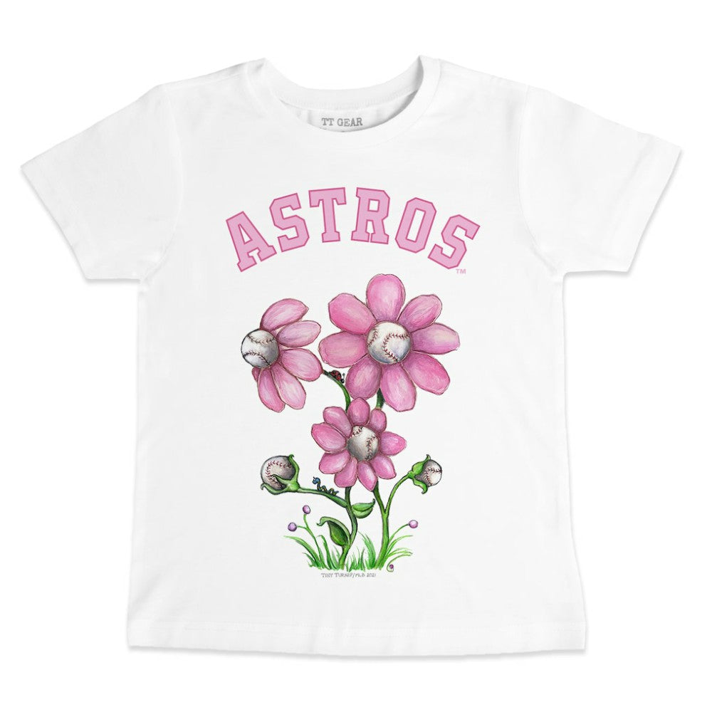 Houston Astros Tiny Turnip Youth Blooming Baseballs T-Shirt - MLB T-shirts