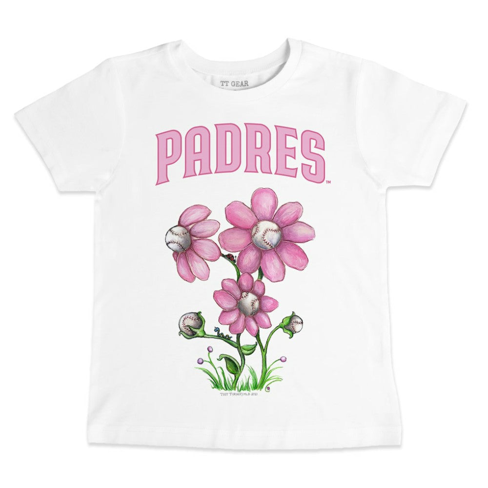 San Diego Padres Tiny Turnip Youth Blooming Baseballs T-Shirt - MLB T-shirts