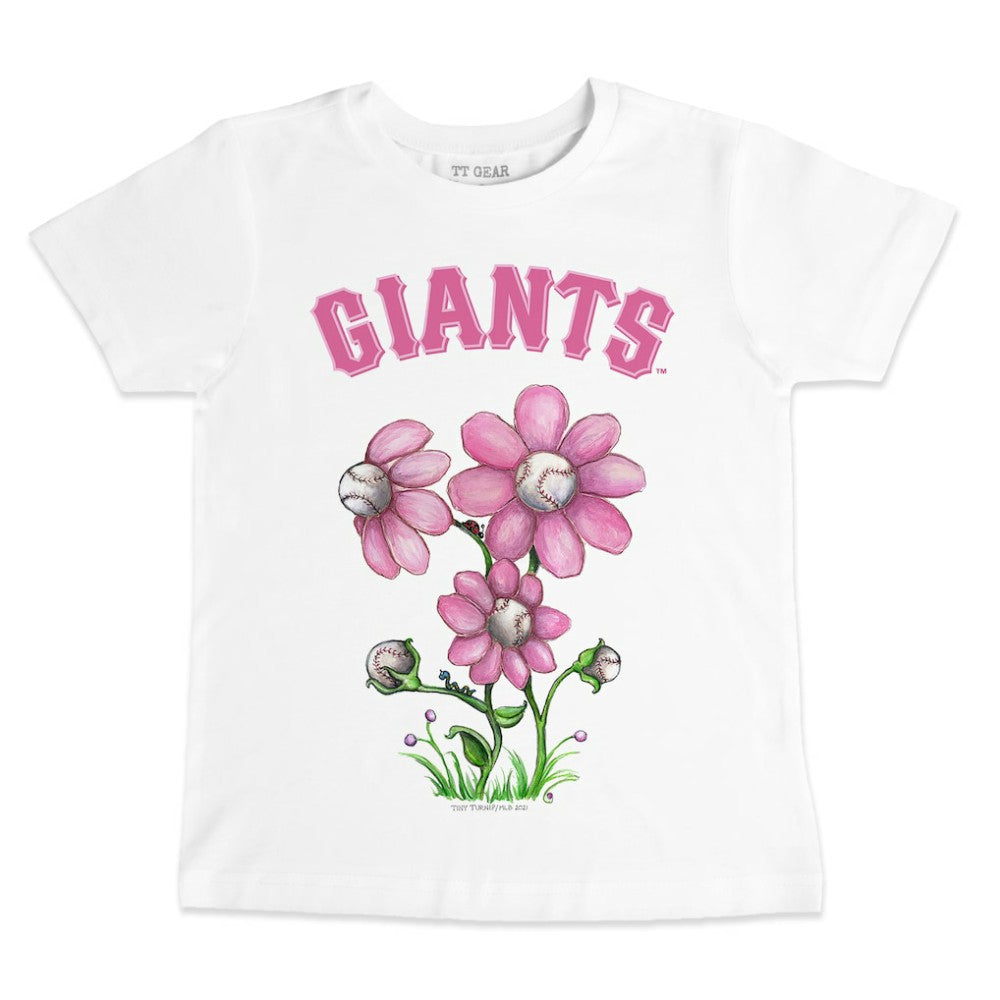 San Francisco Giants Tiny Turnip Youth Blooming Baseballs T-Shirt - MLB T-shirts